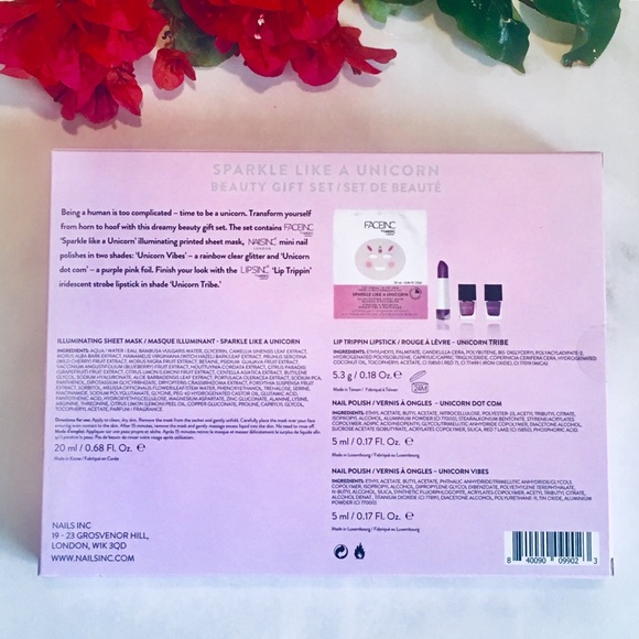 🆕 NIB 🦄 „Sparkle like a unicorn“ Gift Set - Picture 2 of 5